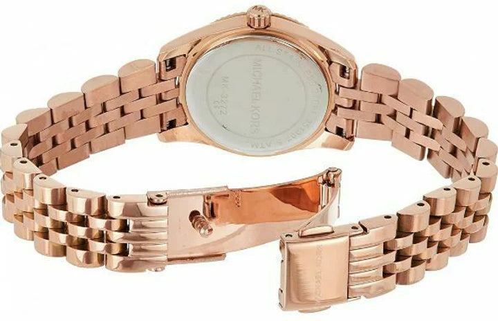 Michael Kors Lexington Quartz Pink Dial Rose Gold Steel Strap Watch For Women - MK3273 Buy Now By Michael Kors