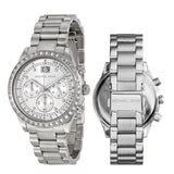 Michael Kors Brinkley Diamonds Silver Dial Silver Steel Strap Watch for Women - MK6186 Buy Now By Michael Kors