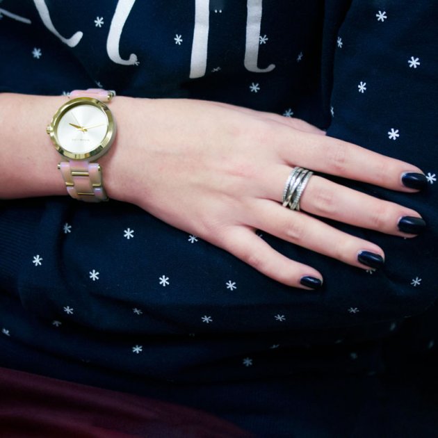 Michael Kors Delray Rose Gold Dial Pink Steel Strap Watch for Women - MK4316 Buy Now By Michael Kors