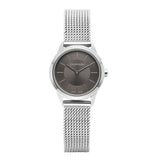 Calvin Klein Minimal Grey Dial Silver Mesh Bracelet Watch for Women - K3M23124 Buy Now By Calvin Klein