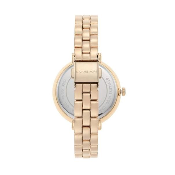 Michael Kors Charley Three-Hand Quartz Gold Dial Gold Steel Strap Watch for Women - MK4399 Buy Now By Michael Kors