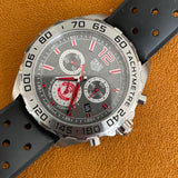 Tag Heuer Formula 1 Manchester United Special Edition Grey Dial Black Silicone Strap Watch for Men - CAZ101M.FT8024 Buy Now By Tag Heuer