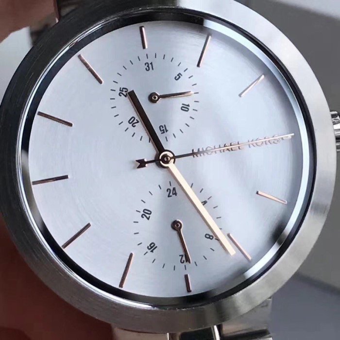 Michael Kors Garner Analog Silver Dial Silver Steel Strap Watch For Women - MK6407 Buy Now By Michael Kors