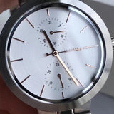 Michael Kors Garner Analog Silver Dial Silver Steel Strap Watch For Women - MK6407 Buy Now By Michael Kors