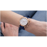 Guess Eclipse White Dial Blue Rubber Strap Watch for Women - GW0315L2 Buy Now By Guess