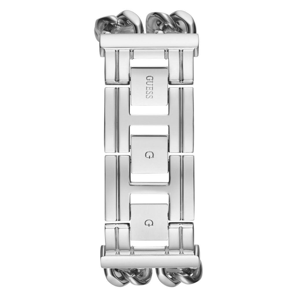 Guess MOD G Diamonds Silver Dial Silver Steel Strap Watch for Women - GW0294L1 Buy Now By Guess