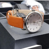 Marc Jacobs Baker White Dial Brown Leather Strap Watch for Women - MBM1265 Buy Now By Marc Jacobs