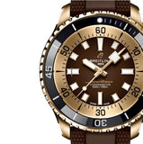 Breitling Superocean Automatic 44 Brown Dial Brown Rubber Strap Watch for Men - N17376201Q1S1 Buy Now By Breitling
