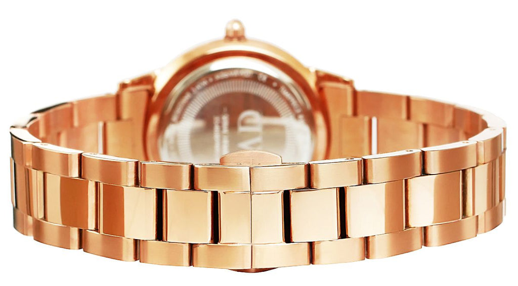 Daniel Wellington Iconic Link White Dial Rose Gold Steel Strap Watch For Women - DW00100209 Buy Now By Daniel Wellington