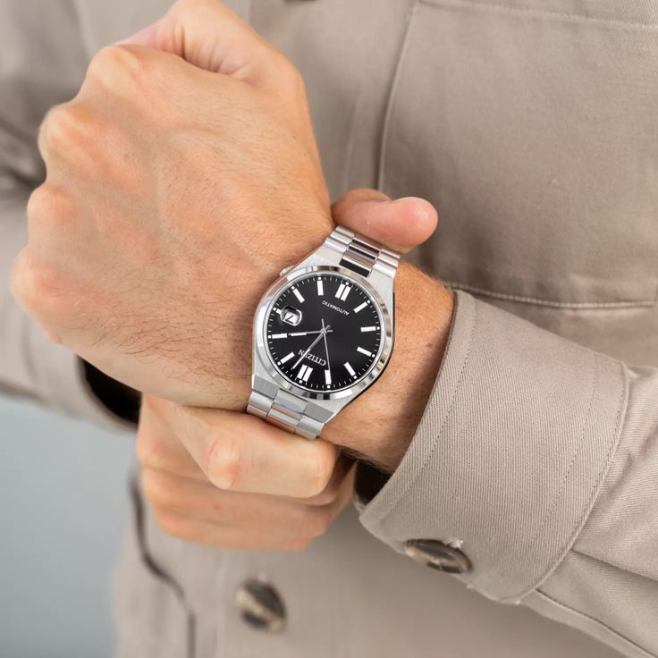 Citizen Tsuyosa Automatic Black Dial Silver Steel Strap Watch For Men - NJ0150-81E Buy Now By Citizen