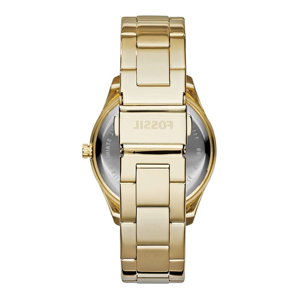 Fossil Stella Multifunction Gold Dial Gold Steel Strap Watch for Women - ES3589 Buy Now By Fossil