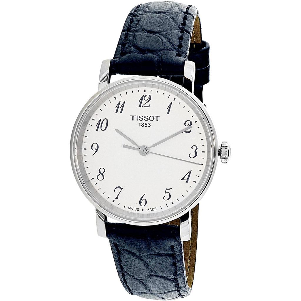 Tissot Everytime Small White Dial Black Leather Strap Watch For Women - T109.210.16.032.00 Buy Now By Tissot