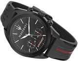 Maserati Traguardo Chronograph Black Dial Black Rubber Strap Watch For Men - R8871612004 Buy Now By Maserati