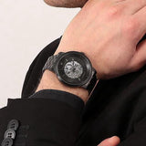 Maserati Granturismo Sport GT Skeleton Black Dial Black Steel Strap Watch For Men - R8823134003 Buy Now By Maserati
