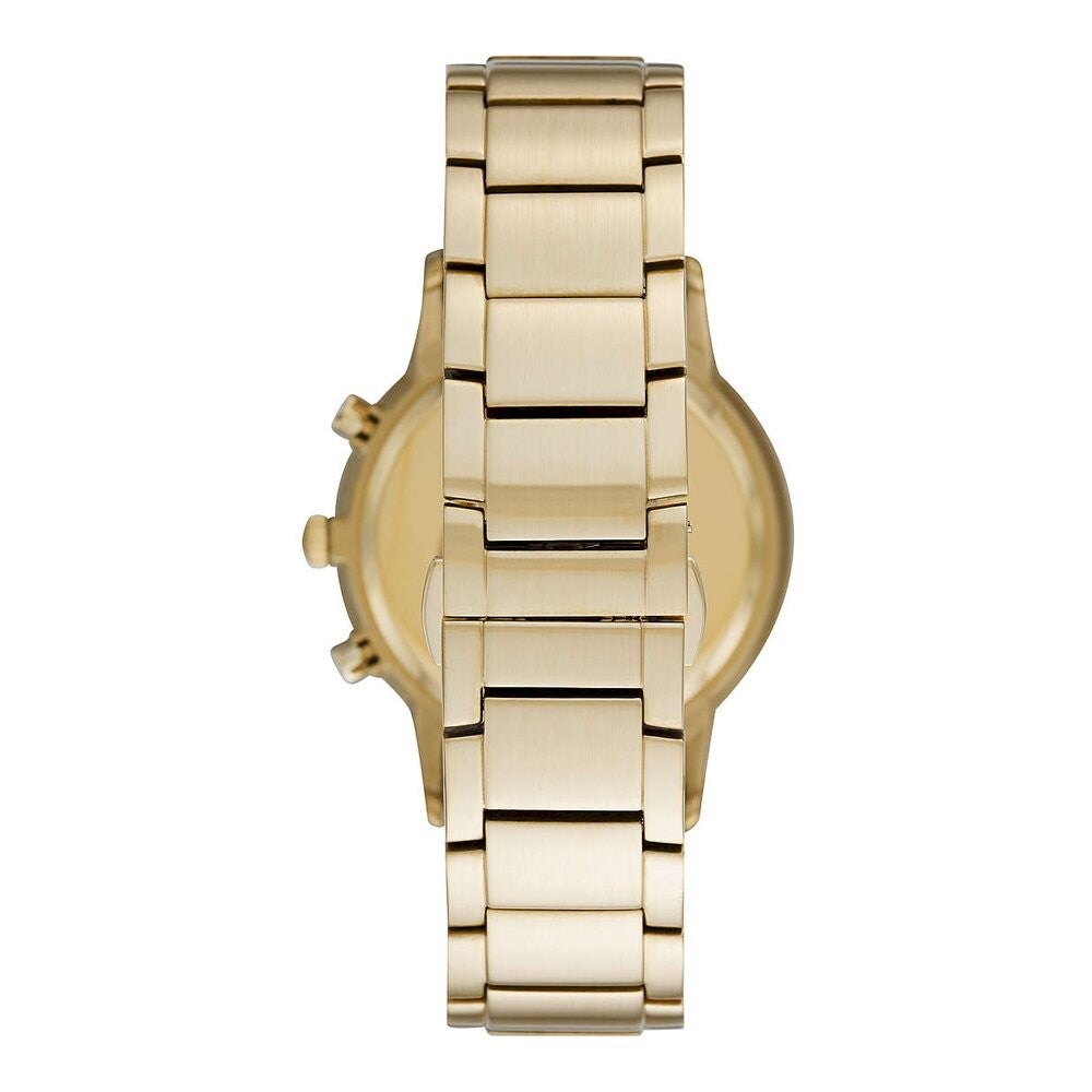 Emporio Armani Renato Chronograph White Dial Gold Steel Strap Watch For Men - AR11332 Buy Now By Emporio Armani