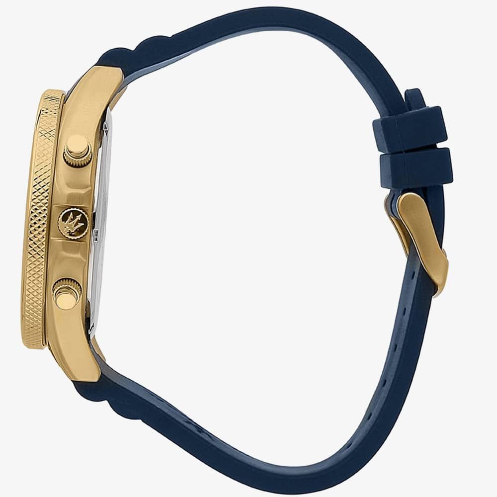 Maserati SFIDA Chronograph Blue Dial Blue Rubber Strap Watch For Men - R8871640004 Buy Now By Maserati