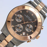 Marc Jacobs Blade Chronograph Grey Dial Two Tone Steel Strap Watch for Women - MBM8583 Buy Now By Marc Jacobs