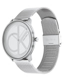 Calvin Klein Minimal White Dial Silver Mesh Bracelet Watch for Men - K3M5115X Buy Now By Calvin Klein
