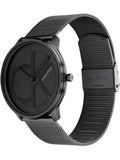 Calvin Klein Minimal Black Dial Black Mesh Bracelet Watch for Men - K3M514B1 Buy Now By Calvin Klein