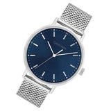 Calvin Klein High Noon Quartz Blue Dial Silver Mesh Bracelet Watch for Men - K8M2112N Buy Now By Calvin Klein