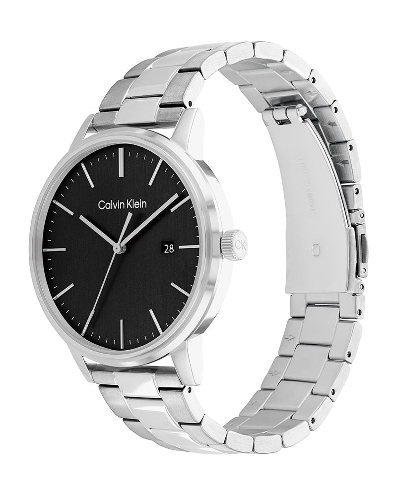 Calvin Klein City Chronograph Black Dial Silver Steel Strap Watch for Men - K2G2G14Y Buy Now By Calvin Klein