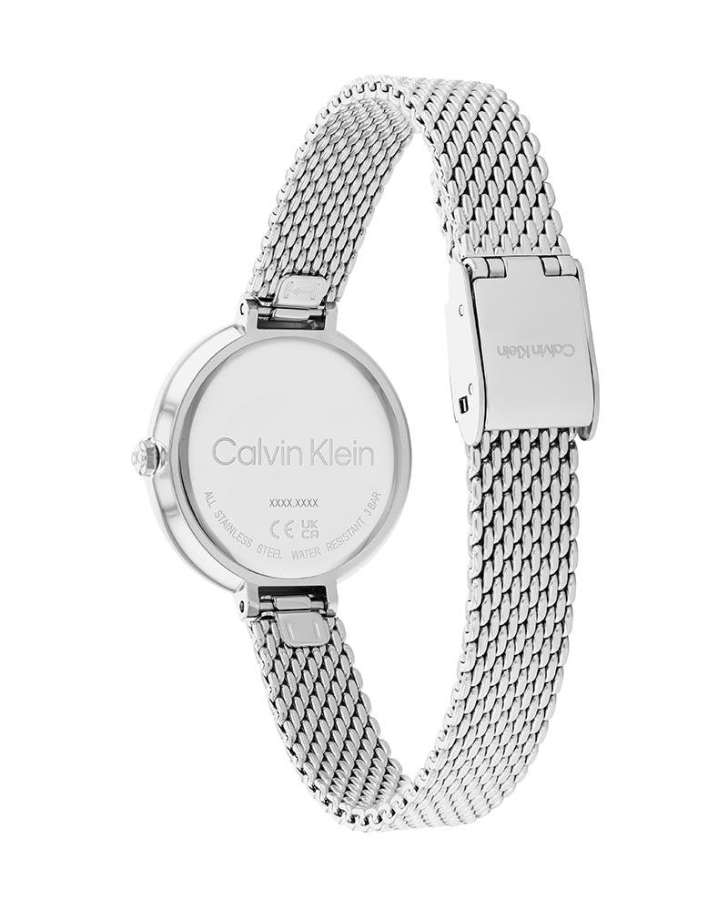 Calvin Klein Authentic White Dial Silver Mesh Bracelet Watch for Women - K8G23126 Buy Now By Calvin Klein