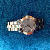 Marc Jacobs Amy Mother of Pearl Black Dial Rose Gold Steel Strap Watch for Women - MBM8610 Buy Now By Marc Jacobs