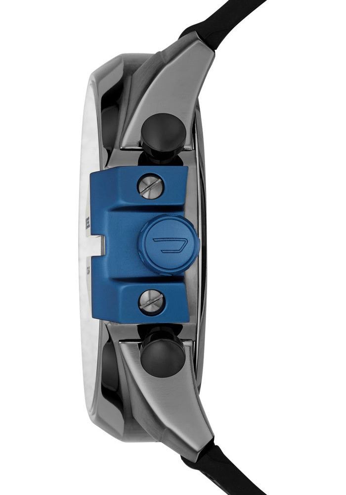 Diesel Mega Chief Chronograph Black Dial Black Nylon Strap Watch For Men - DZ4500 Buy Now By Diesel