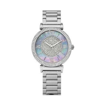 Michael Kors Caitlin Crystal Dial Silver Steel Strap Watch for Women - MK3331 Buy Now By Michael Kors