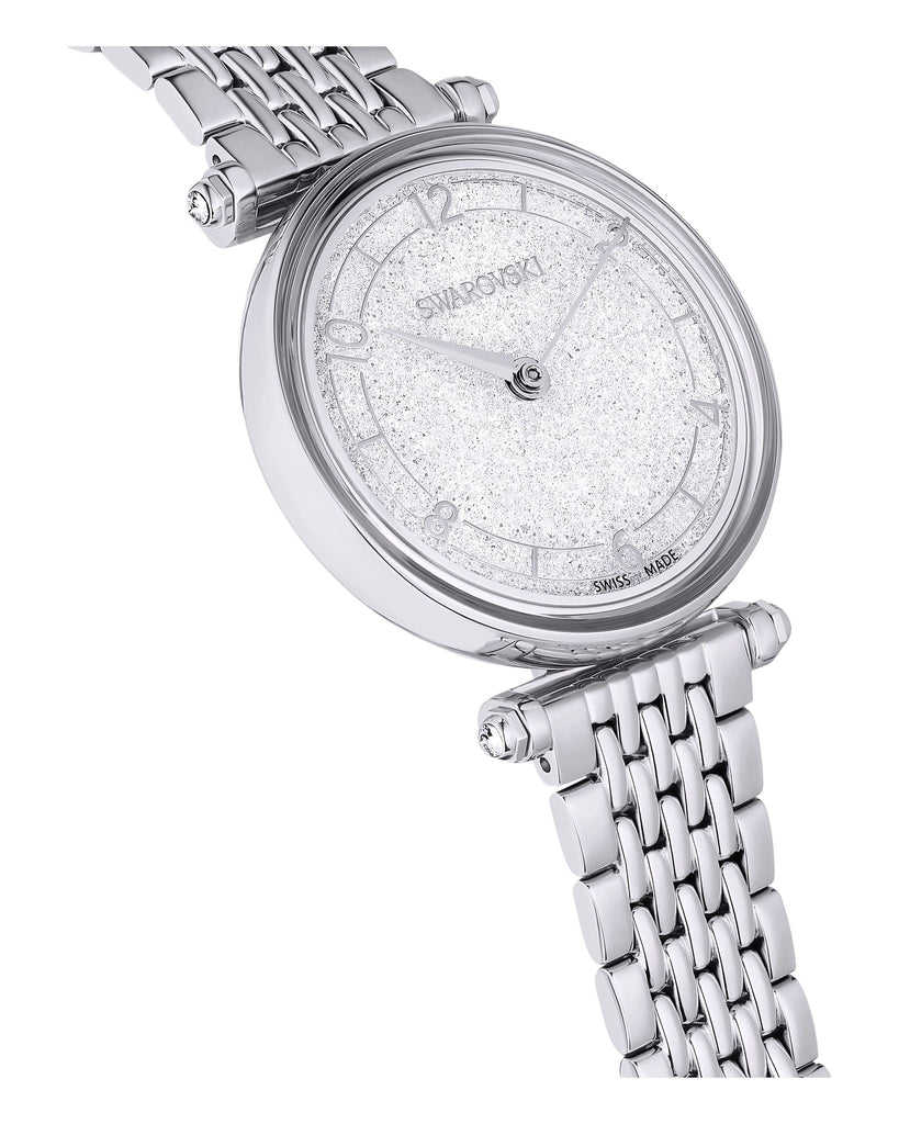 Swarovski Crystalline Wonder Silver Dial Silver Steel Strap Watch for Women - 5656929 Buy Now By Swarovski