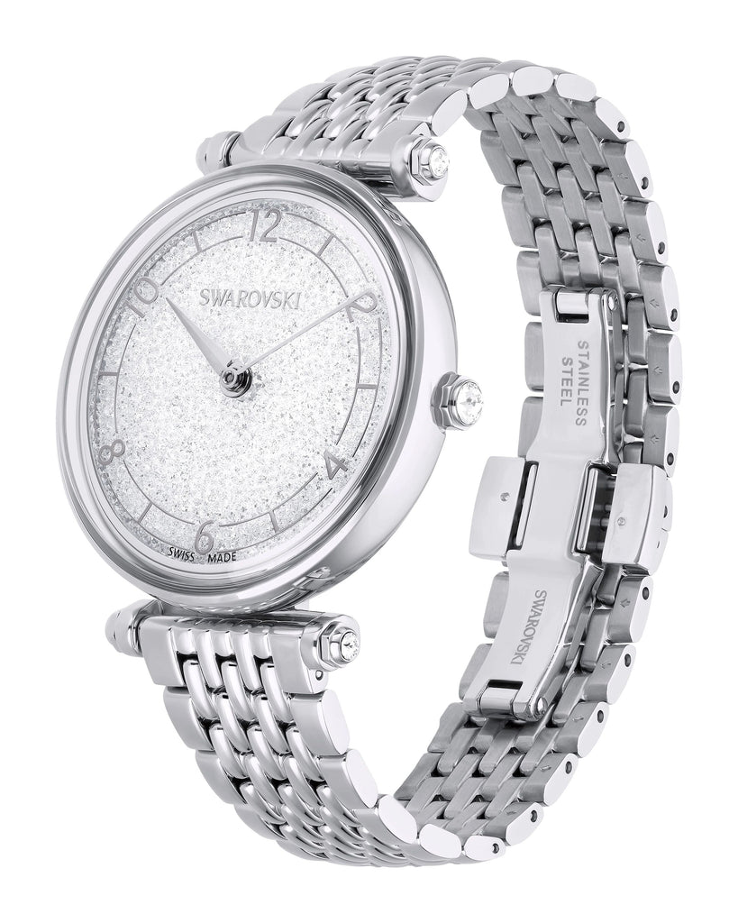 Swarovski Crystalline Wonder Silver Dial Silver Steel Strap Watch for Women - 5656929 Buy Now By Swarovski