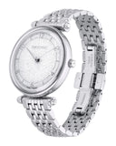 Swarovski Crystalline Wonder Silver Dial Silver Steel Strap Watch for Women - 5656929 Buy Now By Swarovski