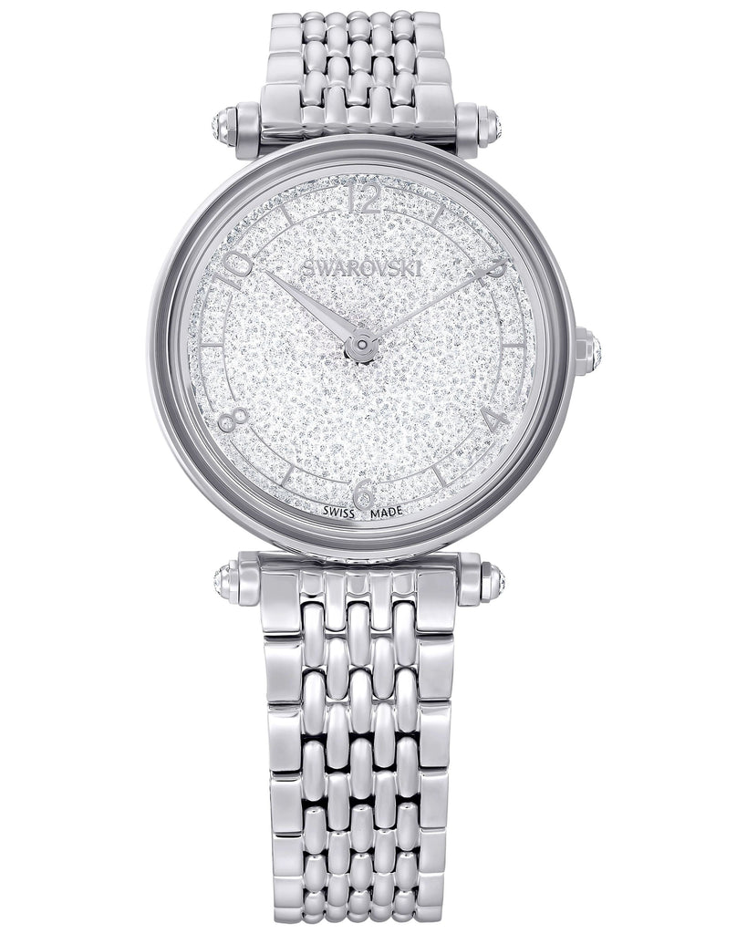Swarovski Crystalline Wonder Silver Dial Silver Steel Strap Watch for Women - 5656929 Buy Now By Swarovski