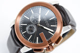 Gucci G Chrono Black Dial Brown Leather Strap Watch For Men - YA101202 Buy Now By Gucci