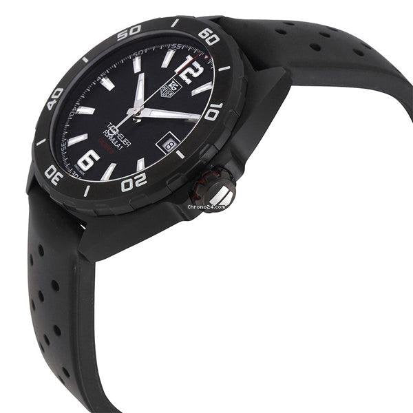 Tag Heuer Formula 1 Automatic Black Dial Black Rubber Strap Watch for Men - WAZ2115.FT8023 Buy Now By Tag Heuer