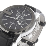 Gucci G Chrono Black Dial Black Leather Strap Watch For Men - YA101205 Buy Now By Gucci