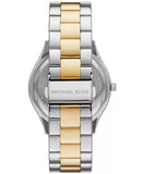 Michael Kors Slim Runway Three Hand Silver Dial Two Tone Steel Strap Watch For Women - MK4735 Buy Now By Michael Kors