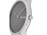 Calvin Klein Minimal Grey Dial Silver Mesh Bracelet Watch for Men - K3M211Y3 Buy Now By Calvin Klein