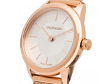 Calvin Klein Minimal White Dial Rose Gold Mesh Bracelet Watch for Women - K3M23626 Buy Now By Calvin Klein
