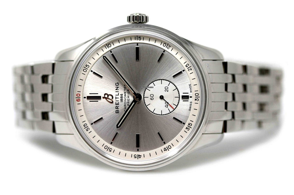 Breitling Premier Automatic 40mm Stainless Steel Silver Dial Mens Watch - A37340351G1A1 Buy Now By Breitling