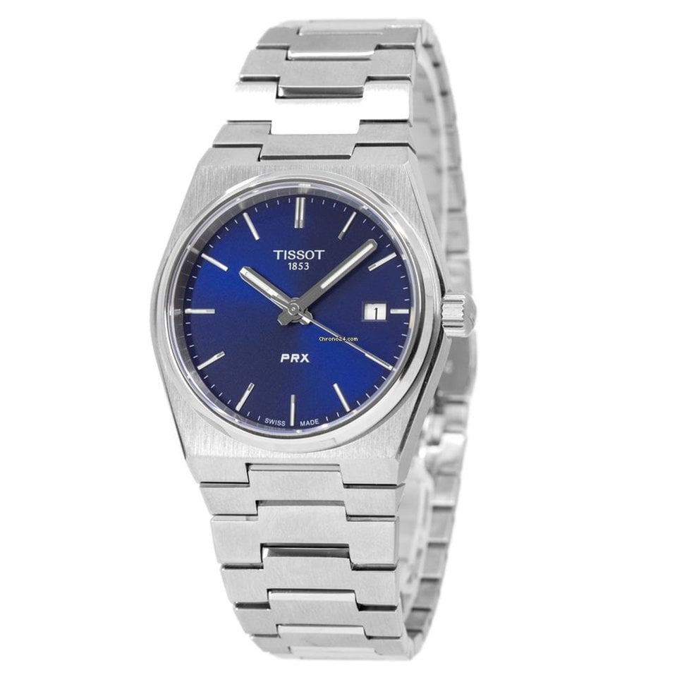 Tissot PRX Blue Dial Silver Steel Strap Watch For Men - T137.210.11.041.00 Buy Now By Tissot