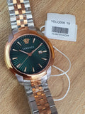 Versace V-Urban Green Dial Two Tone Steel Strap Watch for Men - VELQ00619 Buy Now By Versace