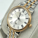 Tissot T Classic Carson Lady Premium Silver Dial Two Tone Steel Strap Watch For Women - T122.210.22.033.00 Buy Now By Tissot