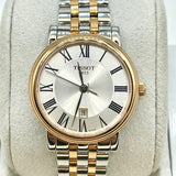 Tissot T Classic Carson Lady Premium Silver Dial Two Tone Steel Strap Watch For Women - T122.210.22.033.00 Buy Now By Tissot