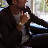 Citizen Tsuyosa Automatic Titanium Yellow Dial Silver Steel Strap Watch For Men - NK5010-51X Buy Now By Citizen