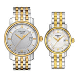 Tissot T Classic Bridgeport Quartz Silver Dial Two Tone Mesh Bracelet Watch For Men - T097.410.22.036.00 Buy Now By Tissot