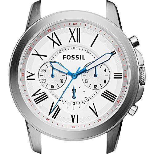 Fossil Grant Chronograph White Dial Brown Leather Strap Watch for Men - FS5060 Buy Now By Fossil
