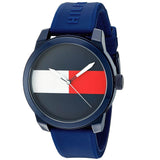 Tommy Hilfiger Denim Quartz Blue Dial Blue Rubber Strap Watch for Men - 1791322 Buy Now By Tommy Hilfiger