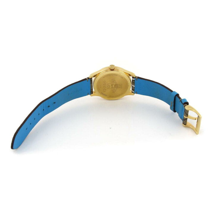 Gucci G Timeless Disney Donald Duck Brown Dial Brown Leather Strap Watch For Women - YA1264167 Buy Now By Gucci