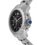 Movado Series 800 Chronograph Black Dial Silver Steel Strap Watch For Men - 2600110 Buy Now By Movado
